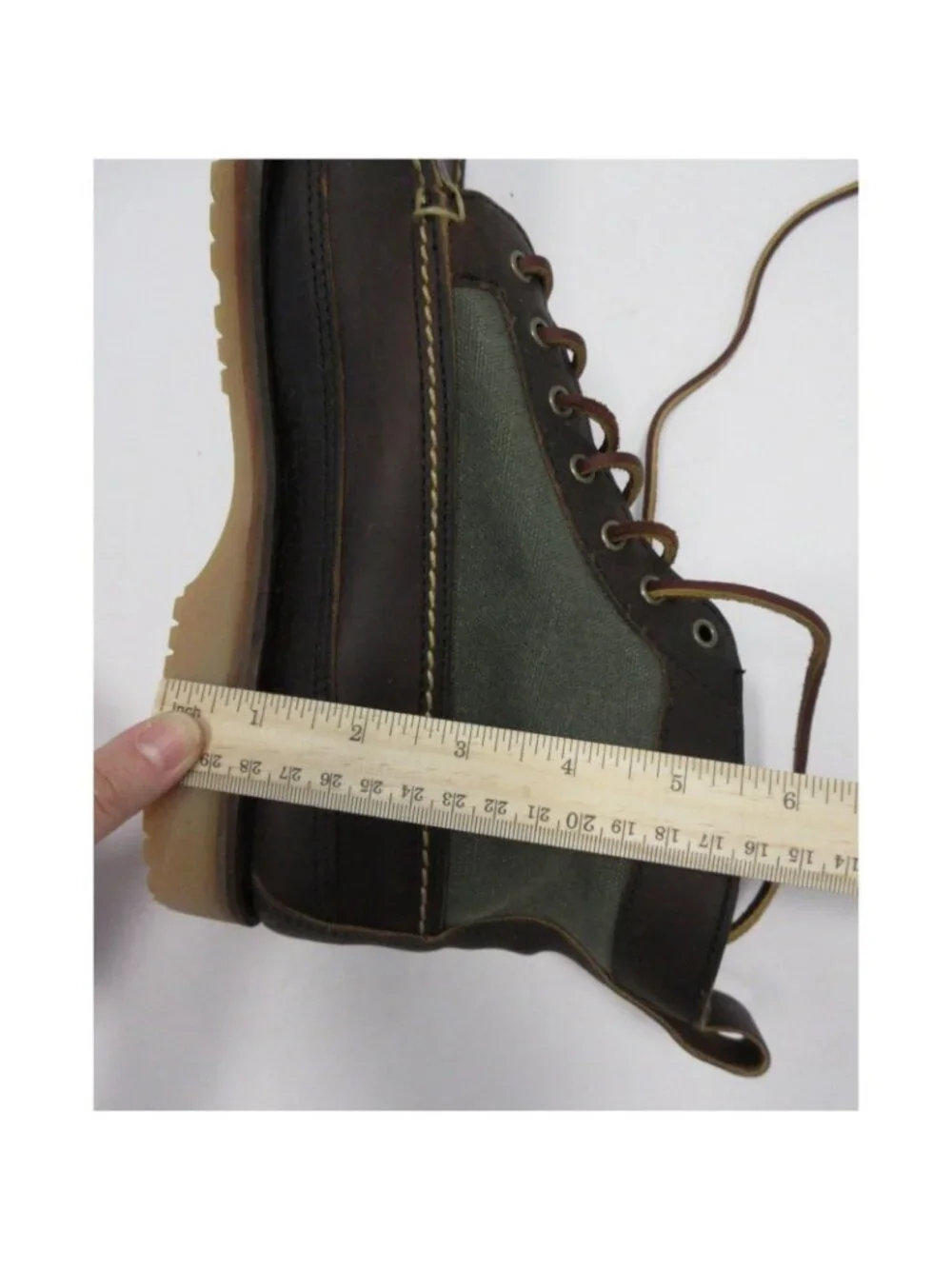 Red Wing Shoes Boots 10.5 E Wabasha 9187 Leather Canvas Vibram NEW